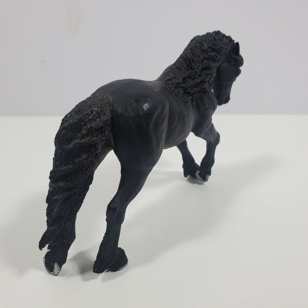 2005 Safari LTD Friesian Horse Black 5" Figure Retired - Picture 10 of 16